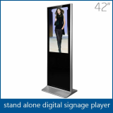 55 inch floor standing digital signage screen